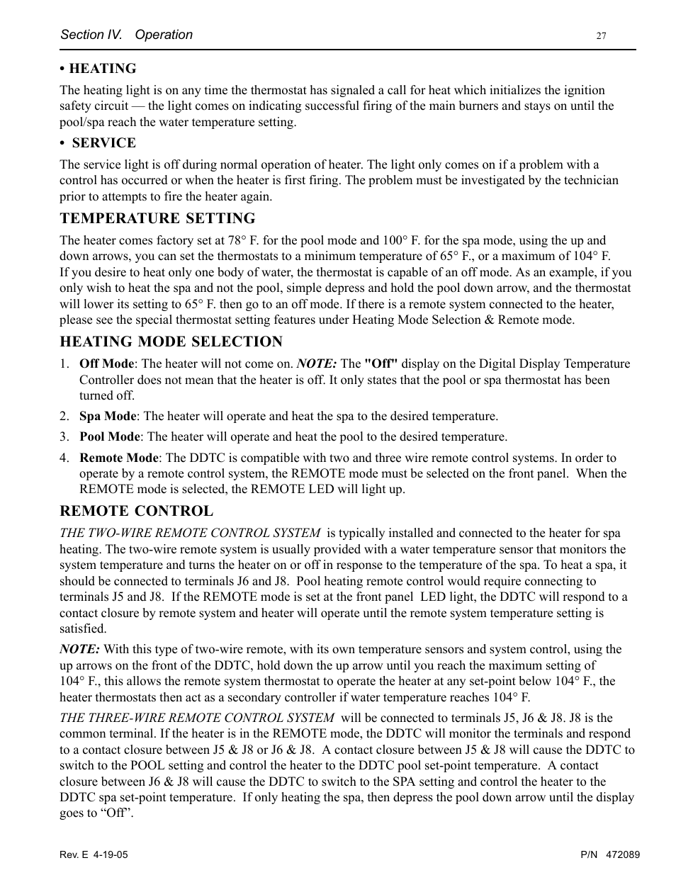 Pentair MiniMax NT LN User Manual | Page 27 / 36