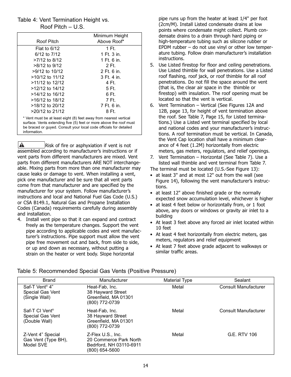 Pentair 250K BTU/HR User Manual | Page 14 / 38