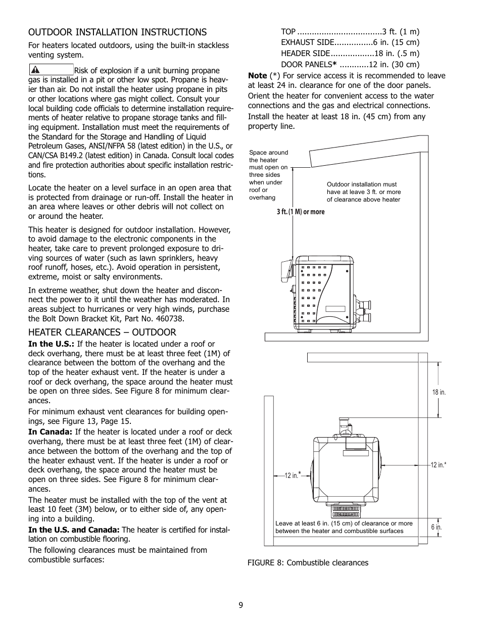 Pentair 250K BTU/HR User Manual | Page 9 / 38