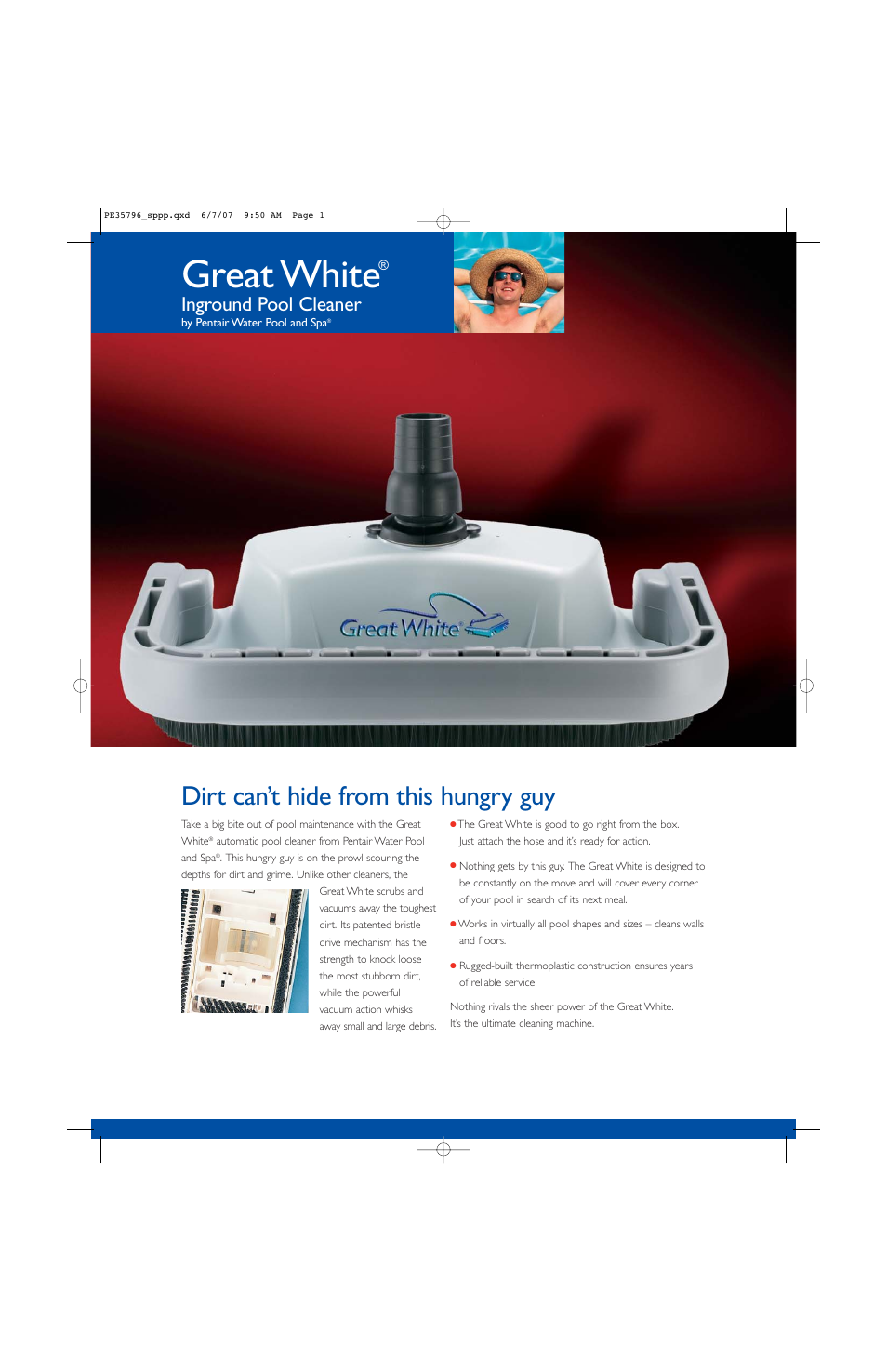 Pentair Great White User Manual | 2 pages