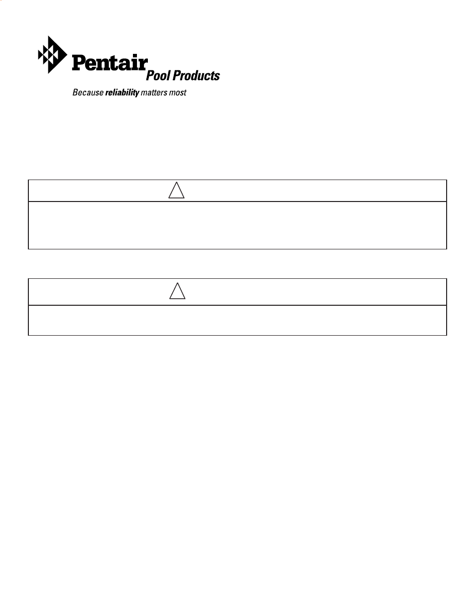 Pentair HP 230 User Manual | 36 pages