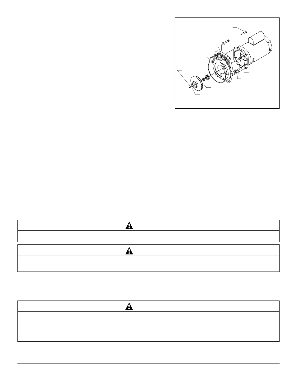 Caution | Pentair WhisperFlo Pump User Manual | Page 6 / 10