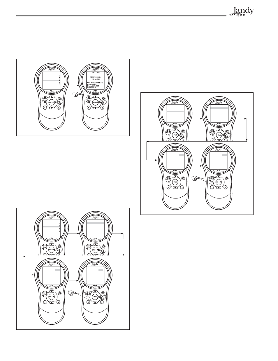 Page 20, Figure 24. set time menu, Figure 26. set temperature menu - pool/spa only | Pentair PS4 User Manual | Page 20 / 32