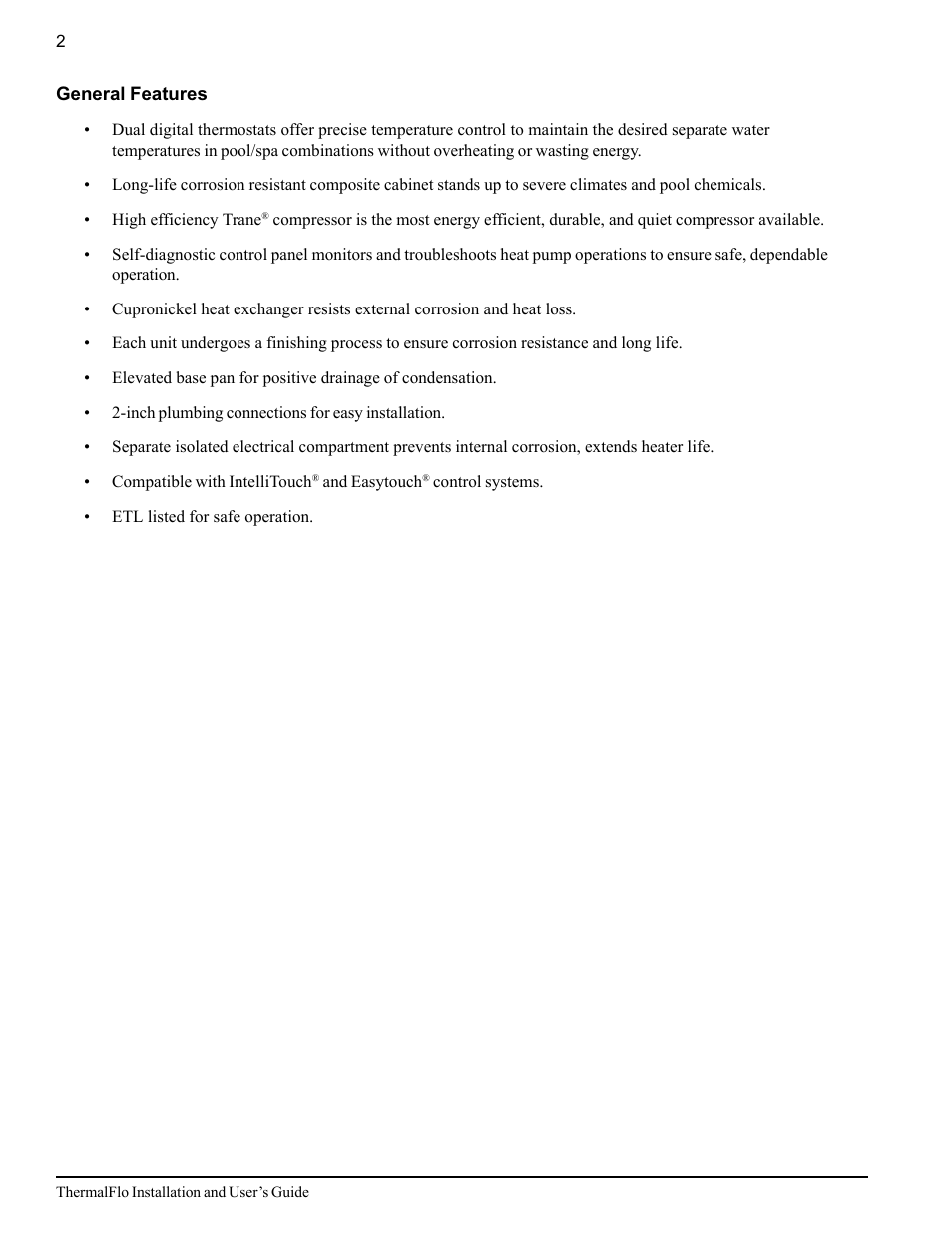 Pentair ThermalFlo User Manual | Page 10 / 40