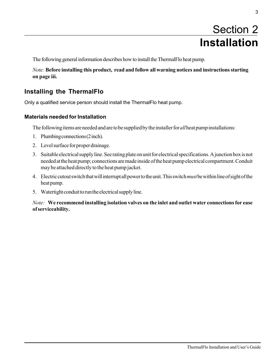 Pentair ThermalFlo User Manual | Page 11 / 40