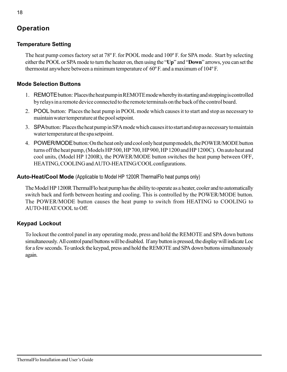 Pentair ThermalFlo User Manual | Page 26 / 40