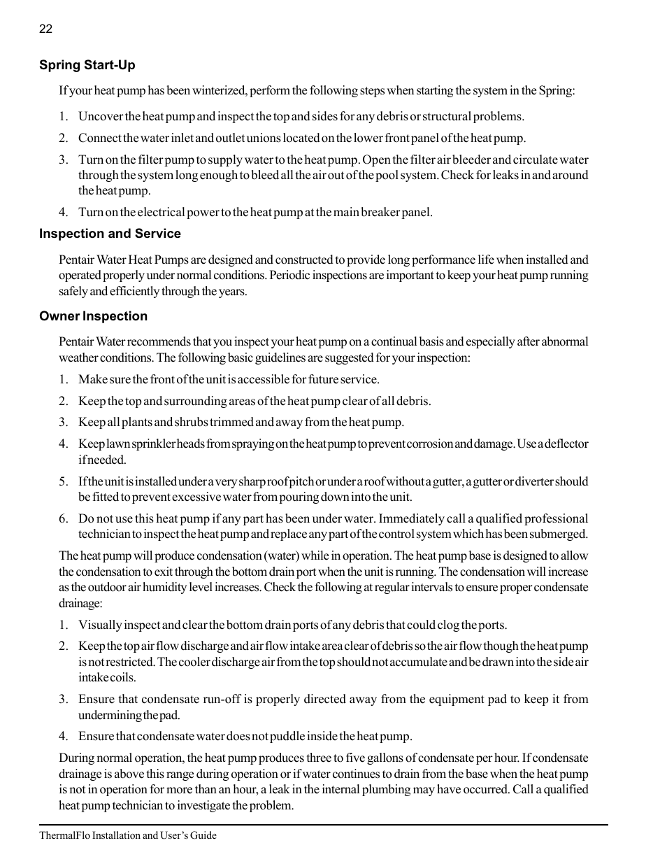 Pentair ThermalFlo User Manual | Page 30 / 40