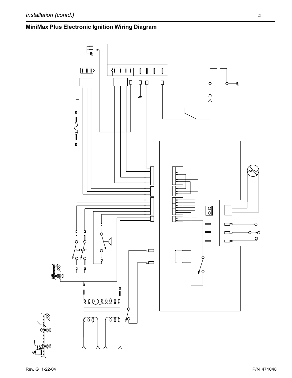 Minimax plus wiring diagram | Pentair Pool and SPA Heater PowerMax User Manual | Page 21 / 40