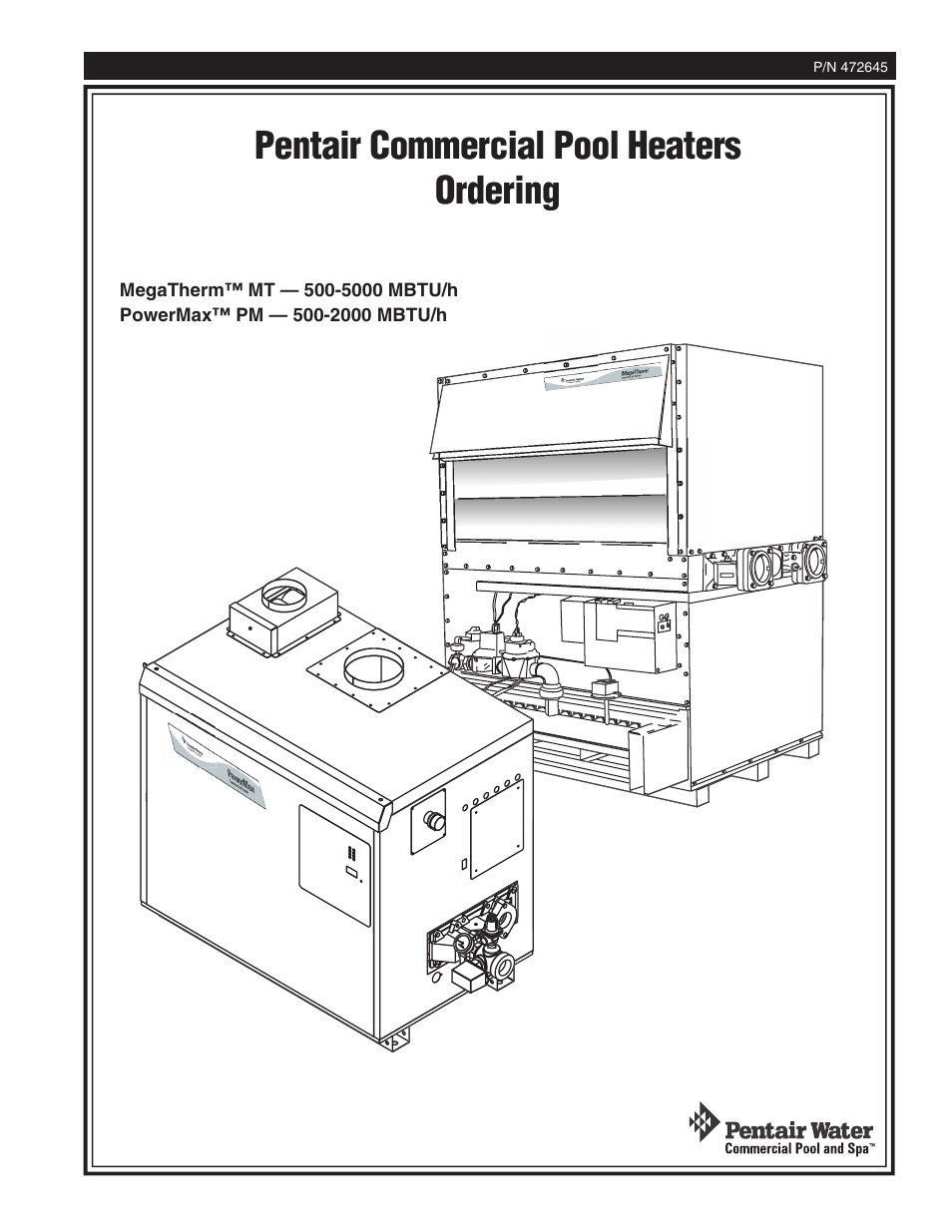 Pentair 472645 User Manual | 28 pages