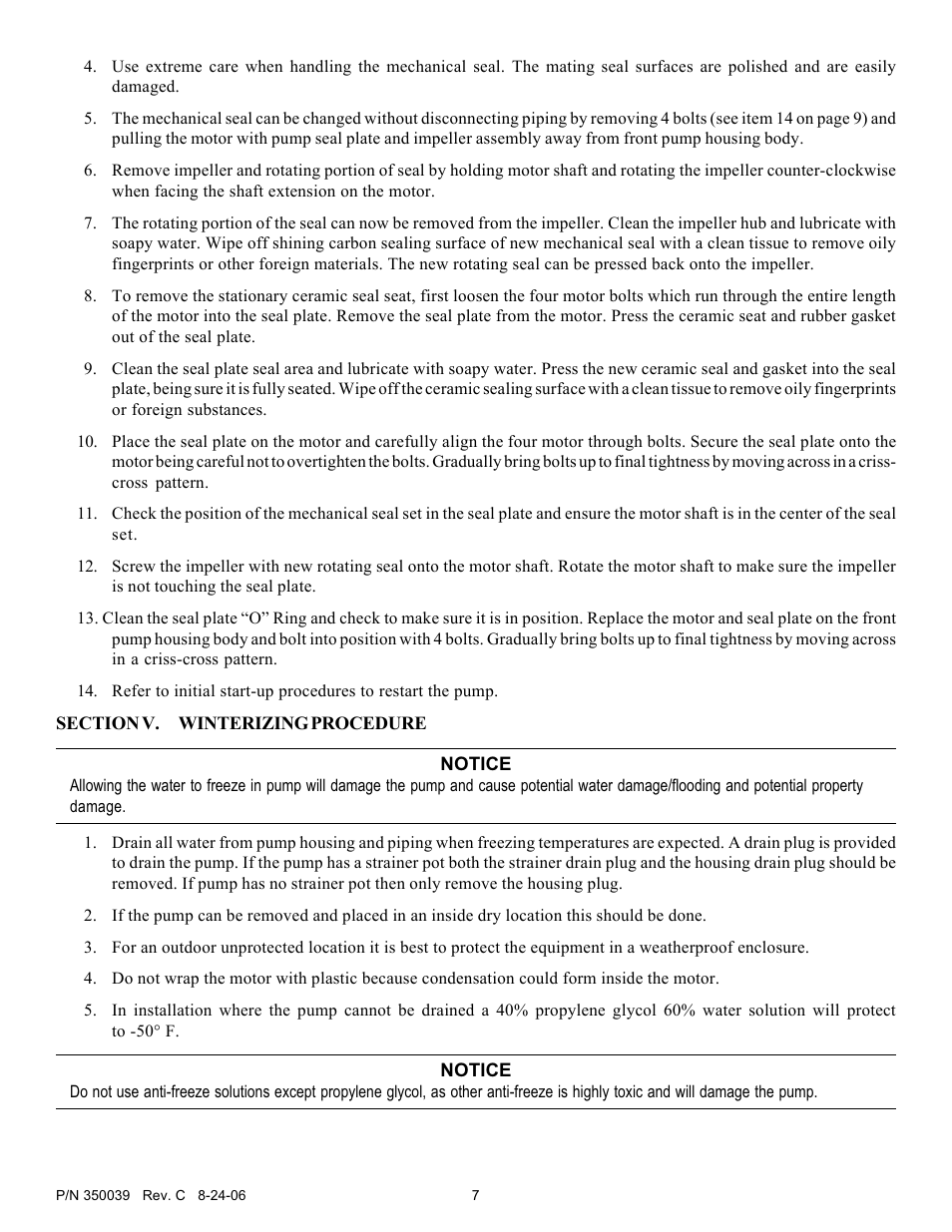 Pentair OptiFlo 4HP-HD - 3' STD User Manual | Page 7 / 12