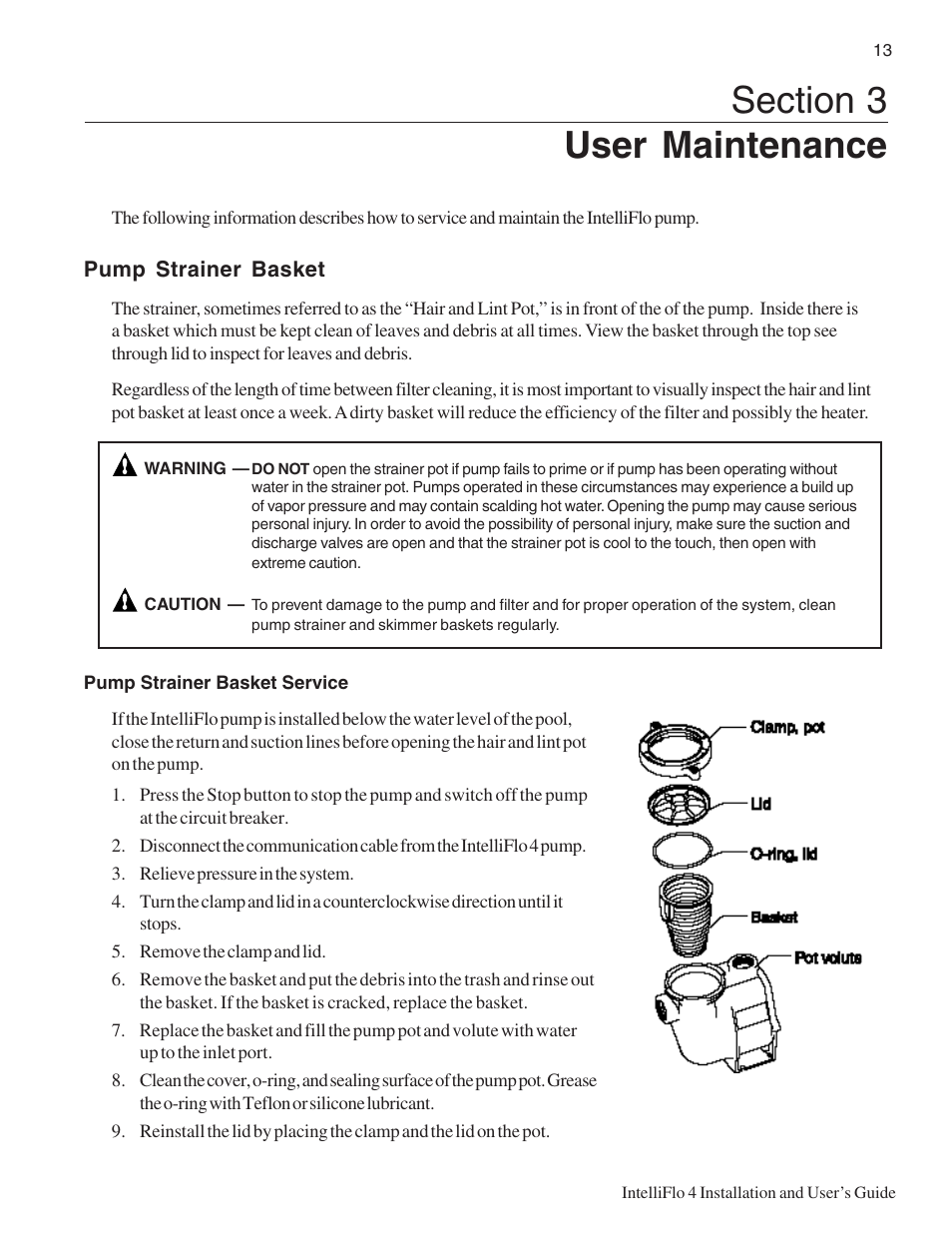 Pentair INTELLIFLO 100 User Manual | Page 19 / 36