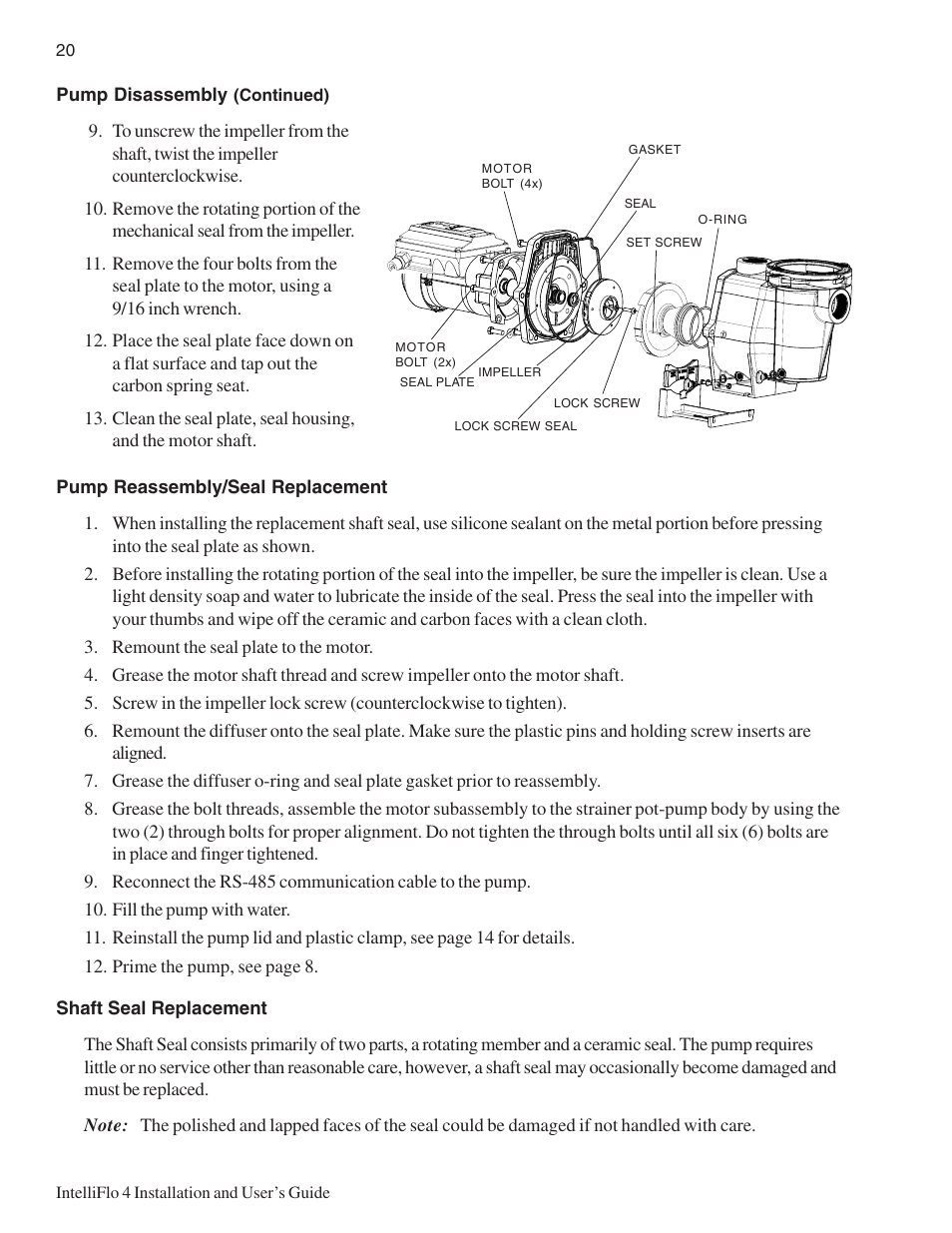Pentair INTELLIFLO 100 User Manual | Page 26 / 36