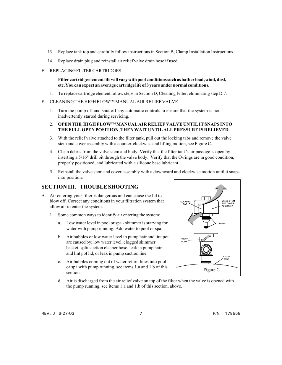 Pentair Clean & Clear Plus Cartridge Filter User Manual | Page 7 / 12