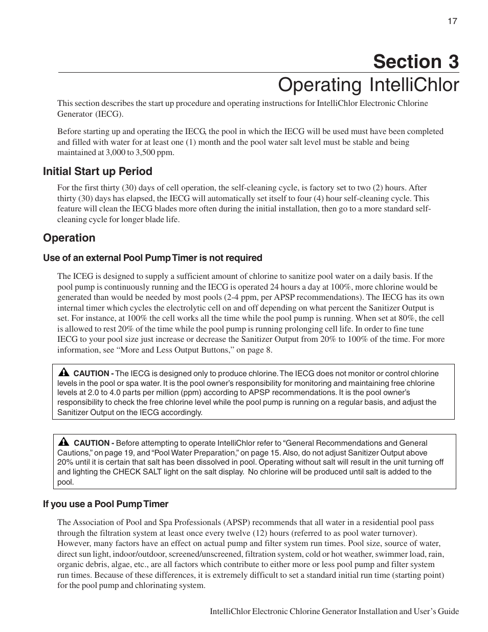 Pentair IC20 User Manual | Page 25 / 48