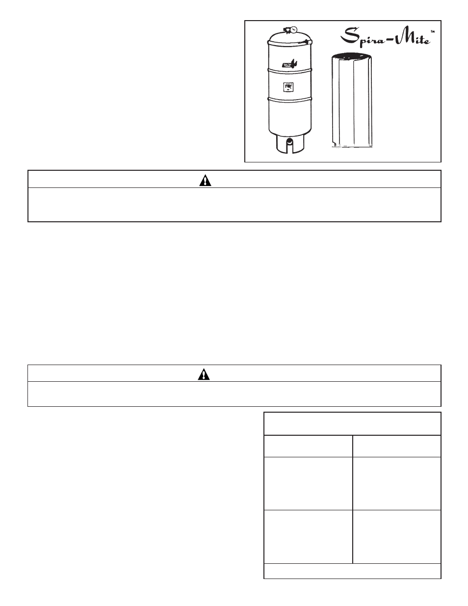Caution, Warning | Pentair 2000 Series User Manual | Page 2 / 11