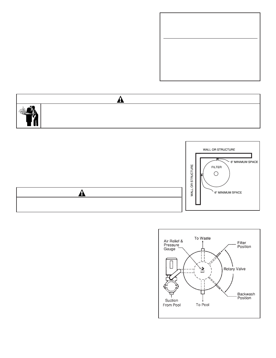 Caution, Warning | Pentair 2000 Series User Manual | Page 4 / 11