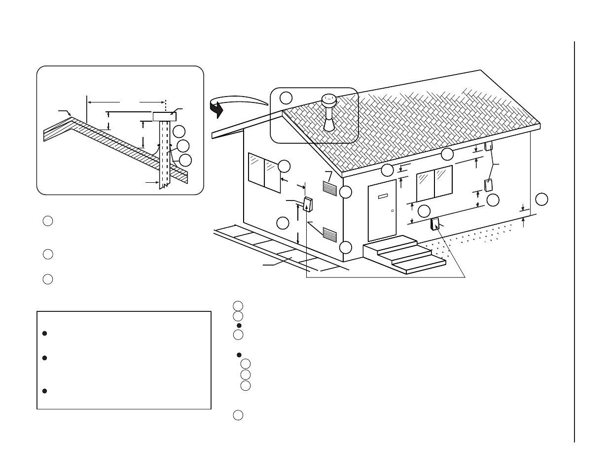 Indoor installations powermax venting guidelines, Air supply, Vent termination for side wall installations | Diagram 1) | Pentair spa heater User Manual | Page 31 / 40