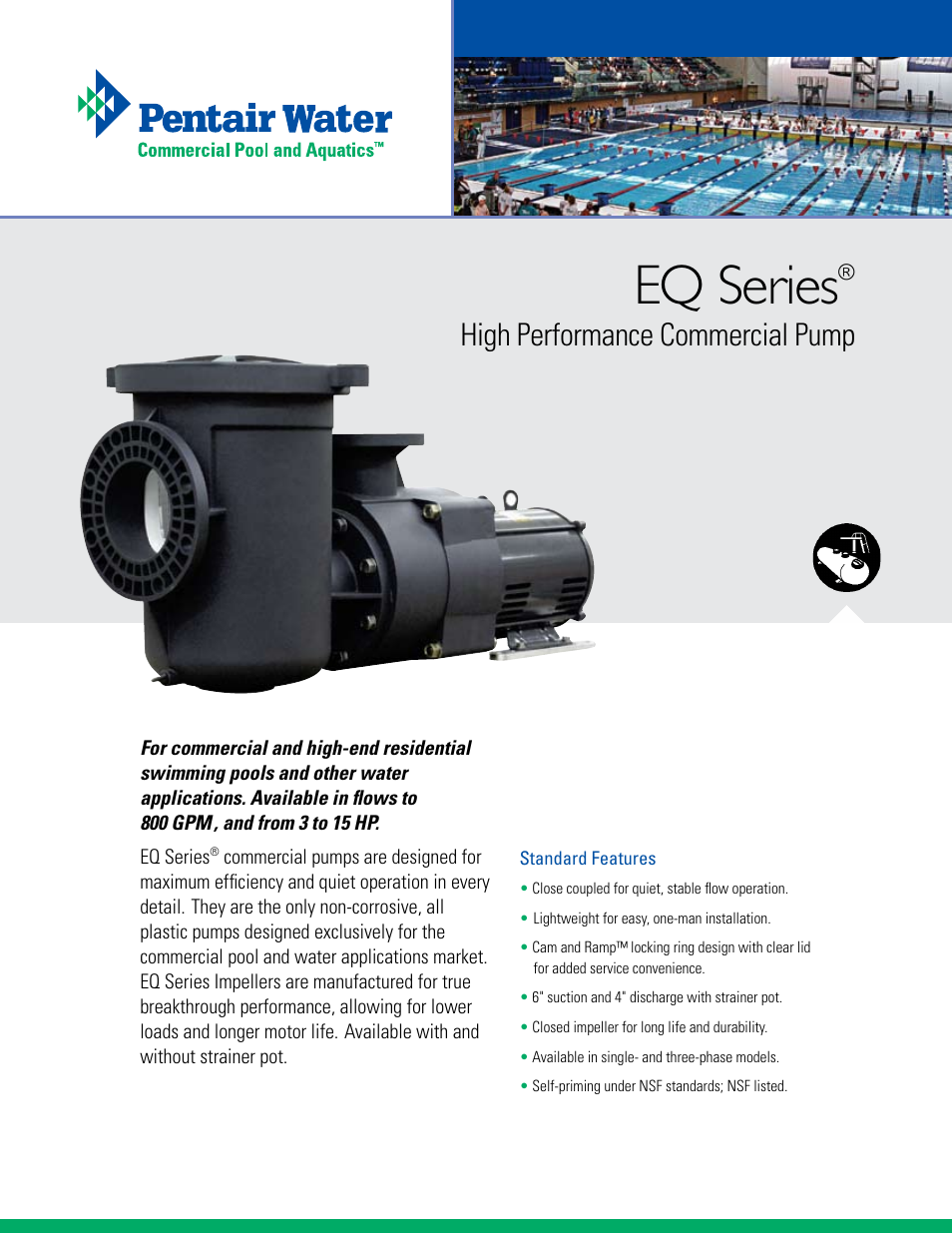 Pentair EQ SERIES User Manual | 4 pages