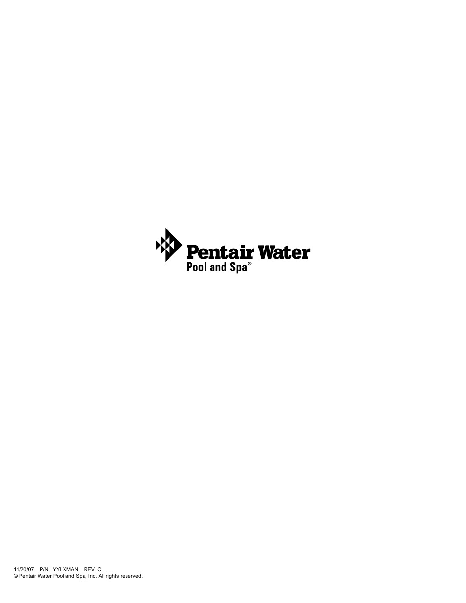 Pentair Pressure Side Pool Cleaner Legend II User Manual | Page 20 / 20