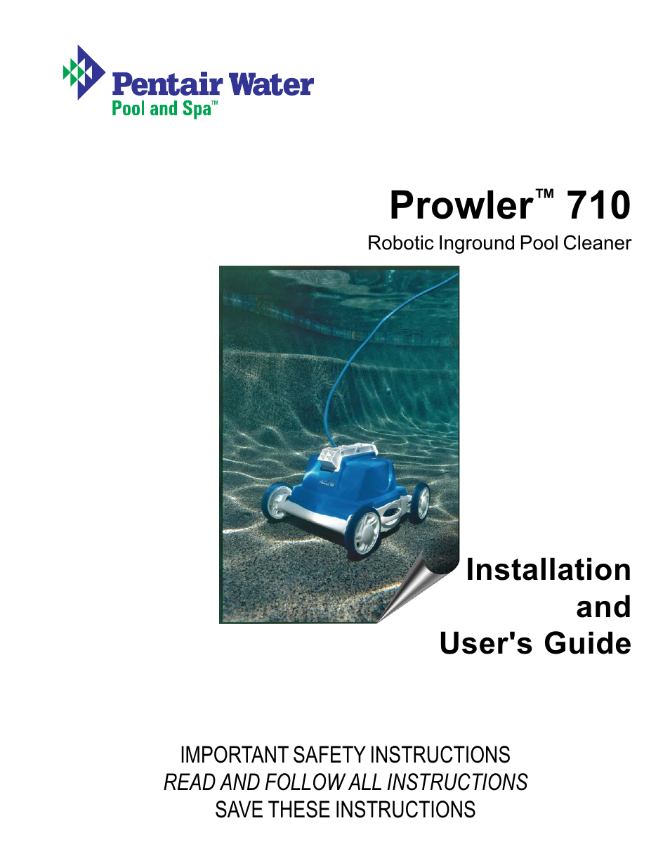 Pentair 710 User Manual | 24 pages