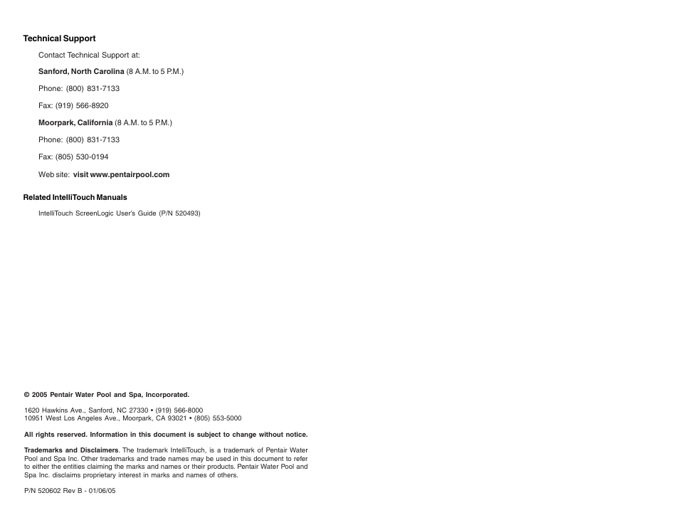 Pentair PDA User Manual | Page 2 / 4