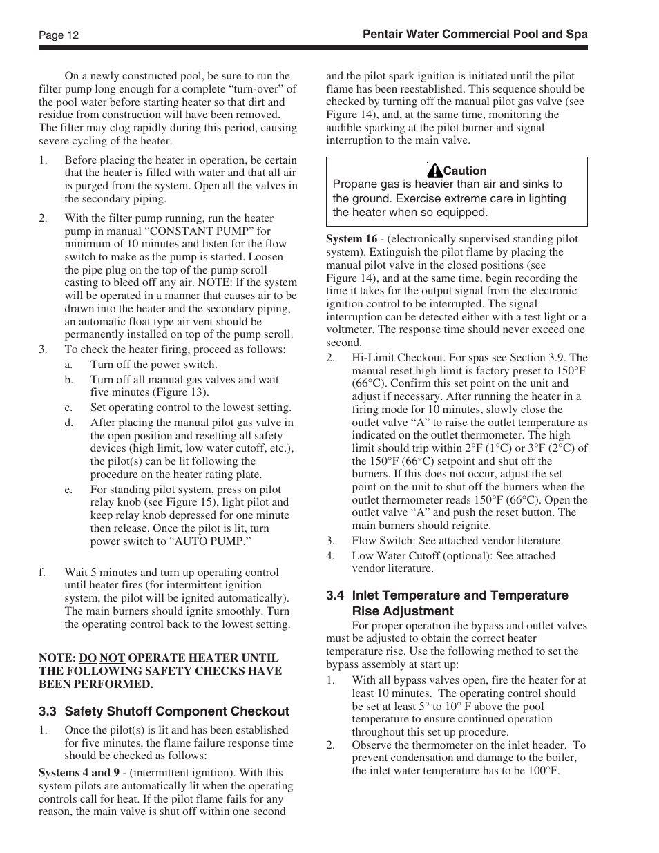 Pentair MT Sizes 500 User Manual | Page 12 / 32