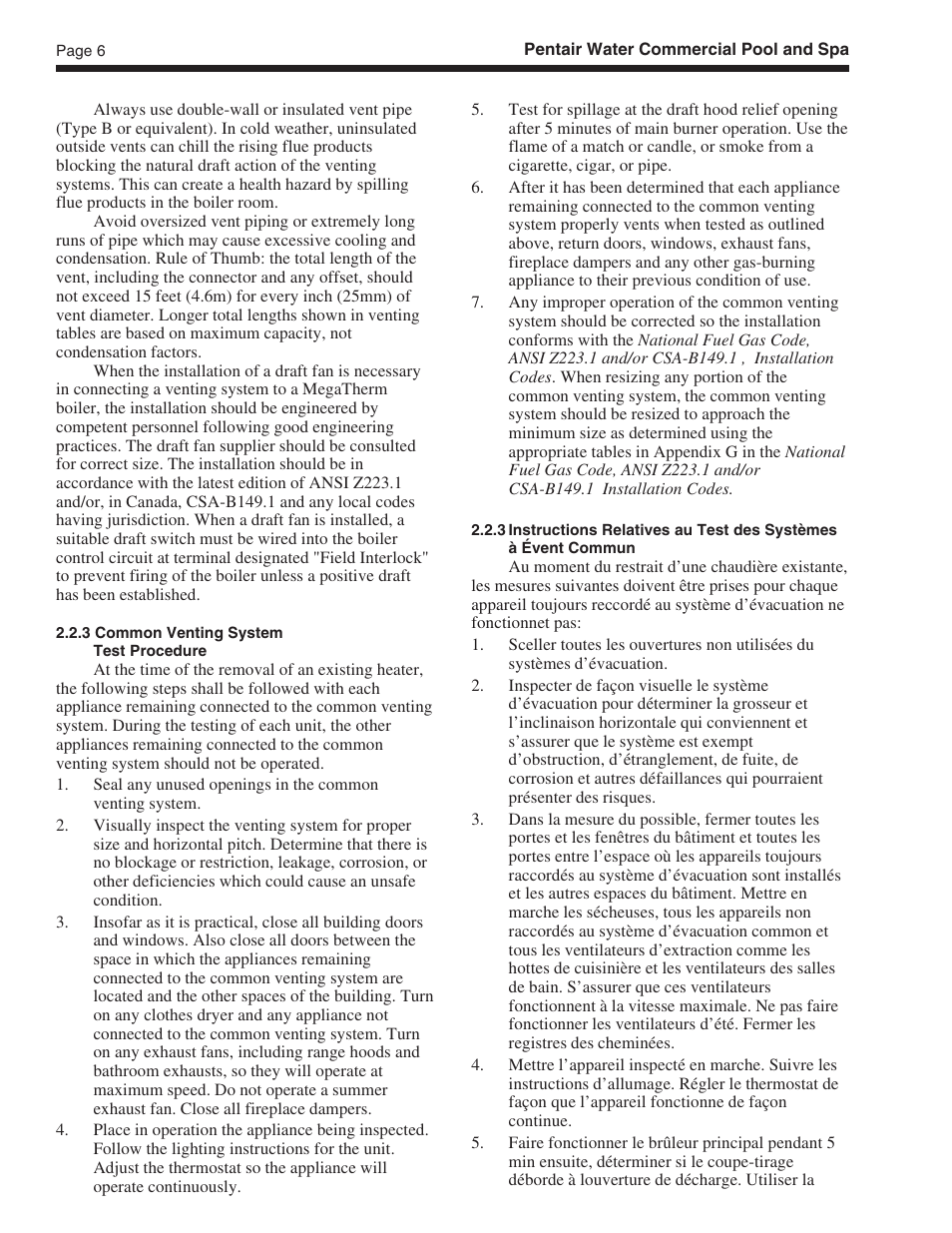 Pentair MT Sizes 500 User Manual | Page 6 / 32