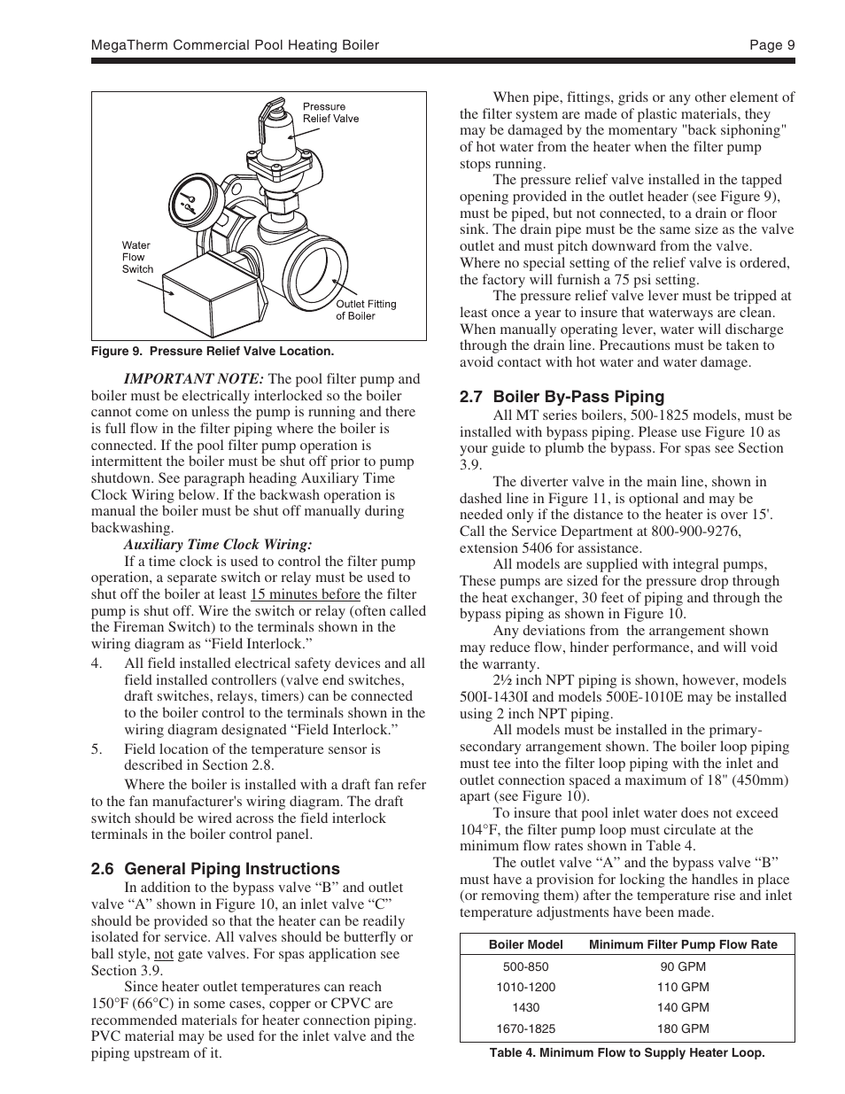 Pentair MT Sizes 500 User Manual | Page 9 / 32