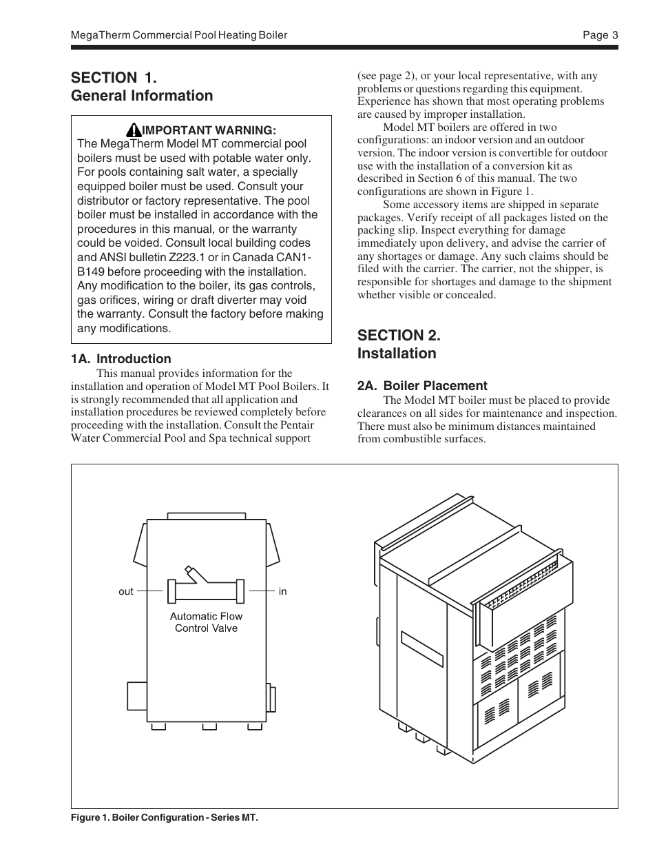 Pentair MT User Manual | Page 3 / 20