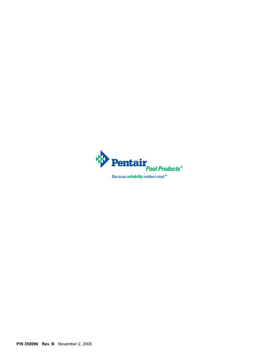 Pentair SuperFlo High Performance Pump User Manual | Page 20 / 20