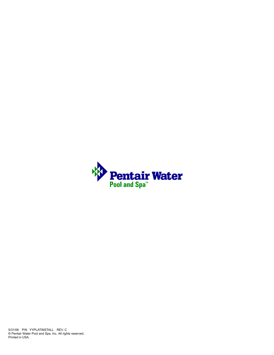 Pentair Side Pool Cleaner User Manual | Page 20 / 20