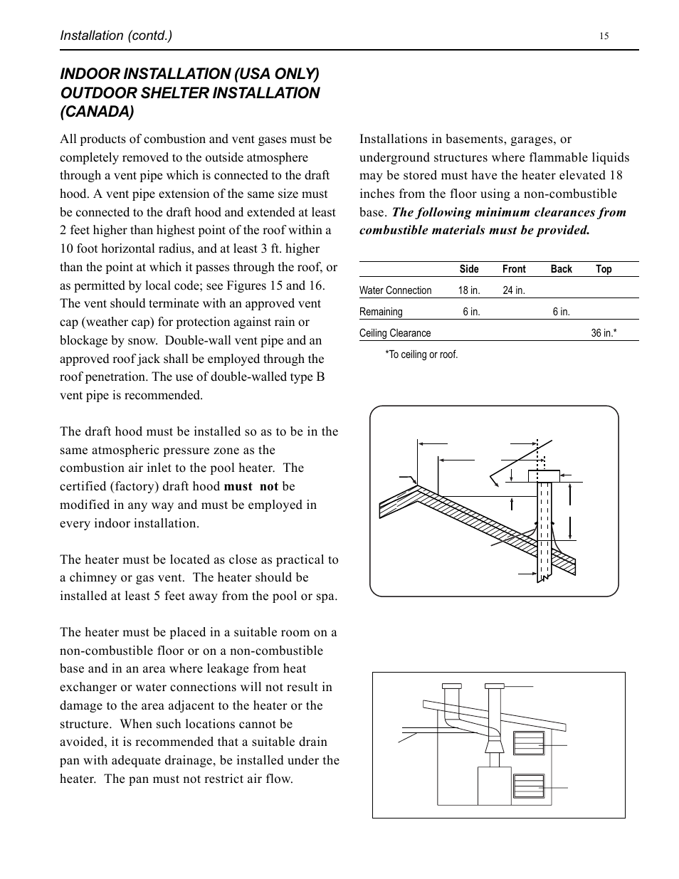 Installation (contd.) | Pentair CH User Manual | Page 15 / 36