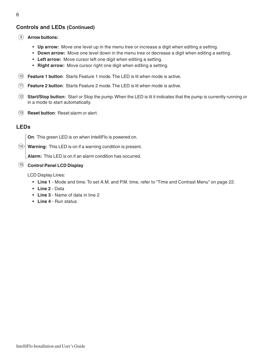 Pentair Variable Speed Pump IntelliFlo User Manual | Page 12 / 64