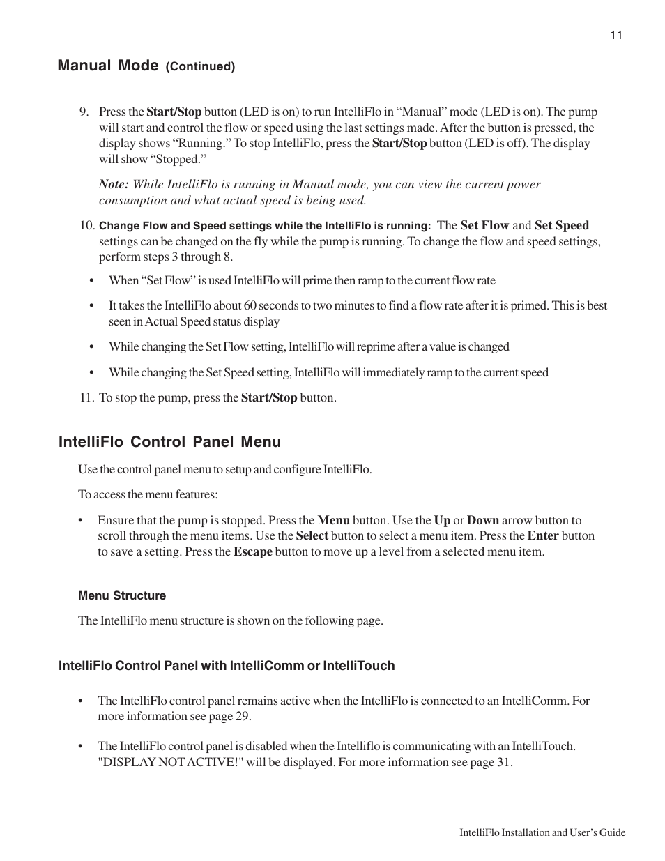 Pentair Variable Speed Pump IntelliFlo User Manual | Page 17 / 64