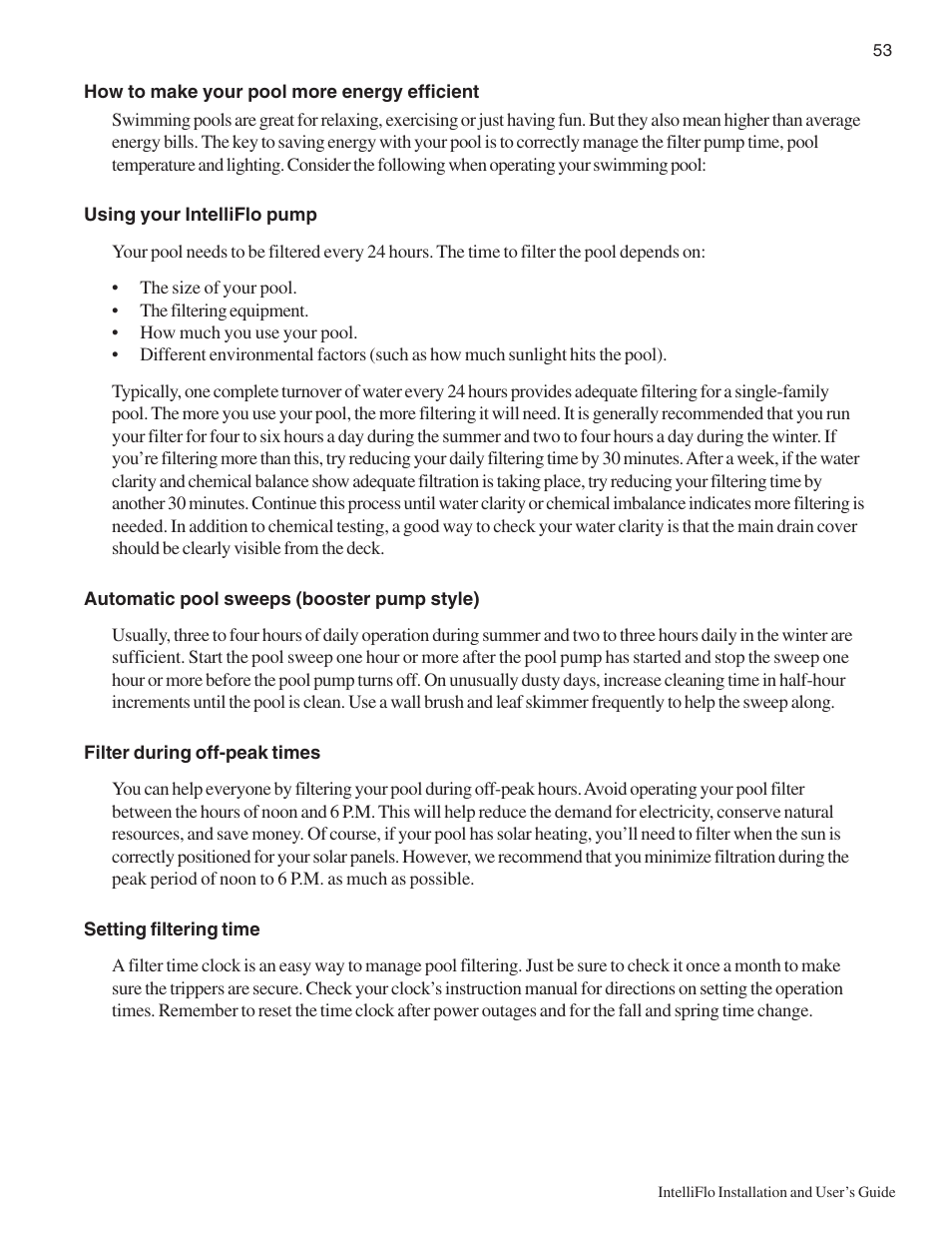 Pentair Variable Speed Pump IntelliFlo User Manual | Page 59 / 64