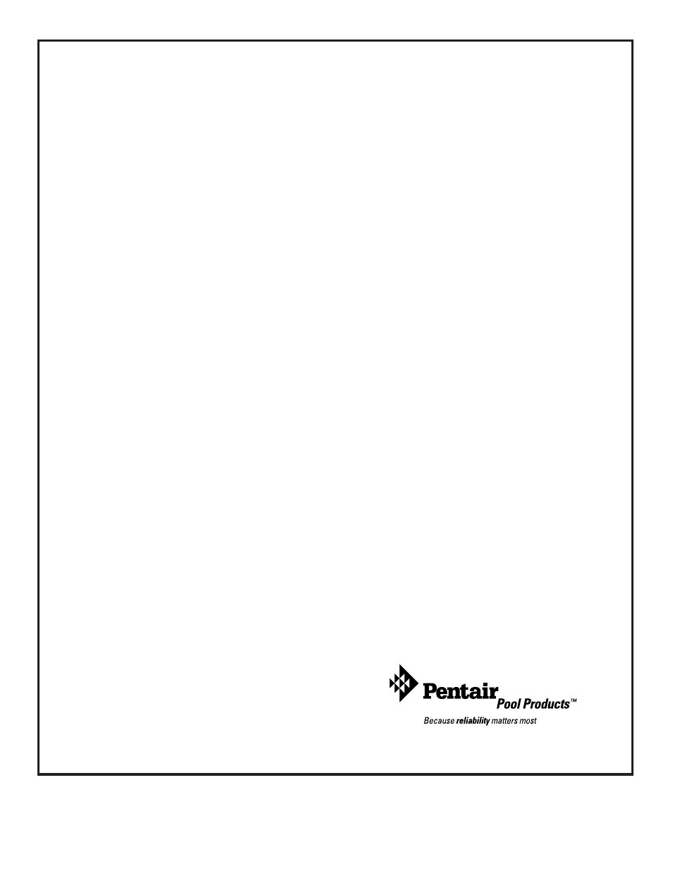 Conserver ce mode d’emploi | Pentair Ultra-Flow FlowTM Pump User Manual | Page 20 / 20