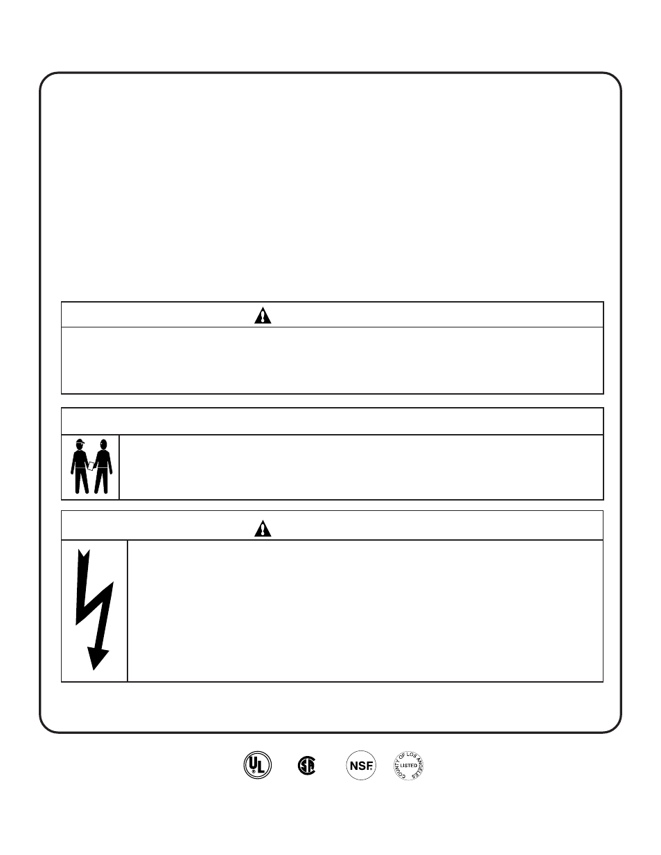 Manual del propietario de la bomba ultra-flow, Advertencia, Advertencia aviso importante | Índice | Pentair Ultra-Flow FlowTM Pump User Manual | Page 7 / 20