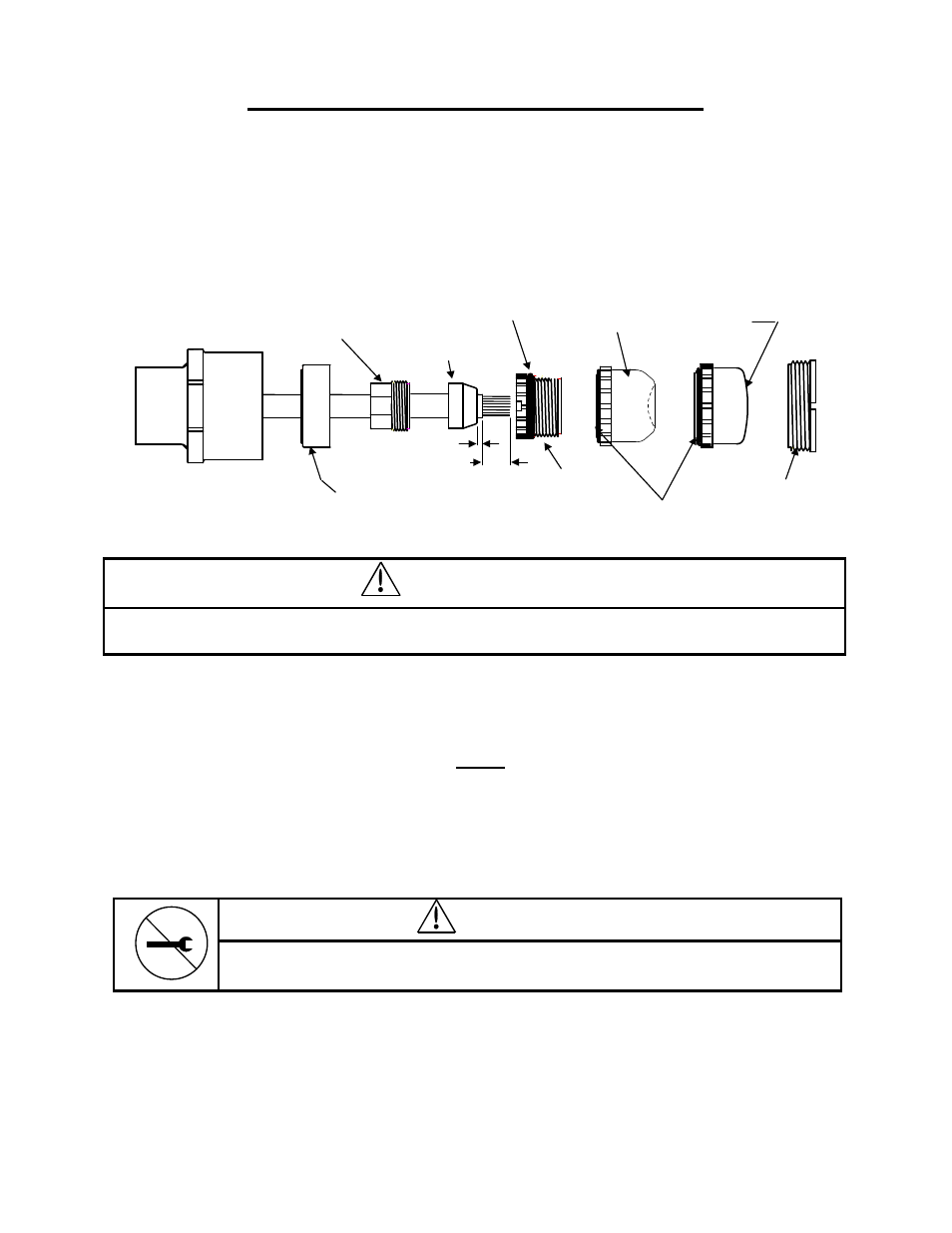 Caution, Save these instructions, Installing the cable and lens subassembly | Pentair Fiberworks Wide Angle Lens User Manual | Page 2 / 2