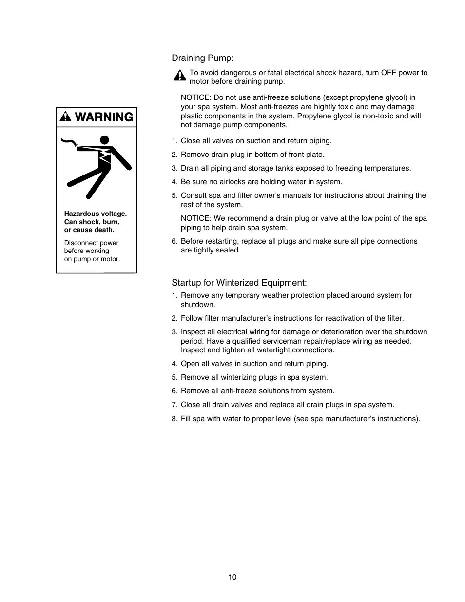 Pentair DURA-JET JSAYDL User Manual | Page 10 / 16