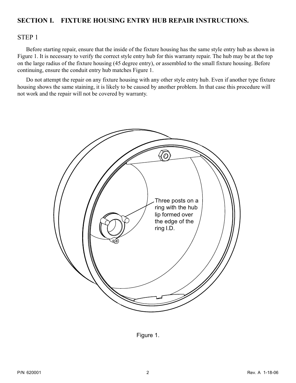 Pentair Hydrel Fixture Housing 620001 User Manual | Page 2 / 16