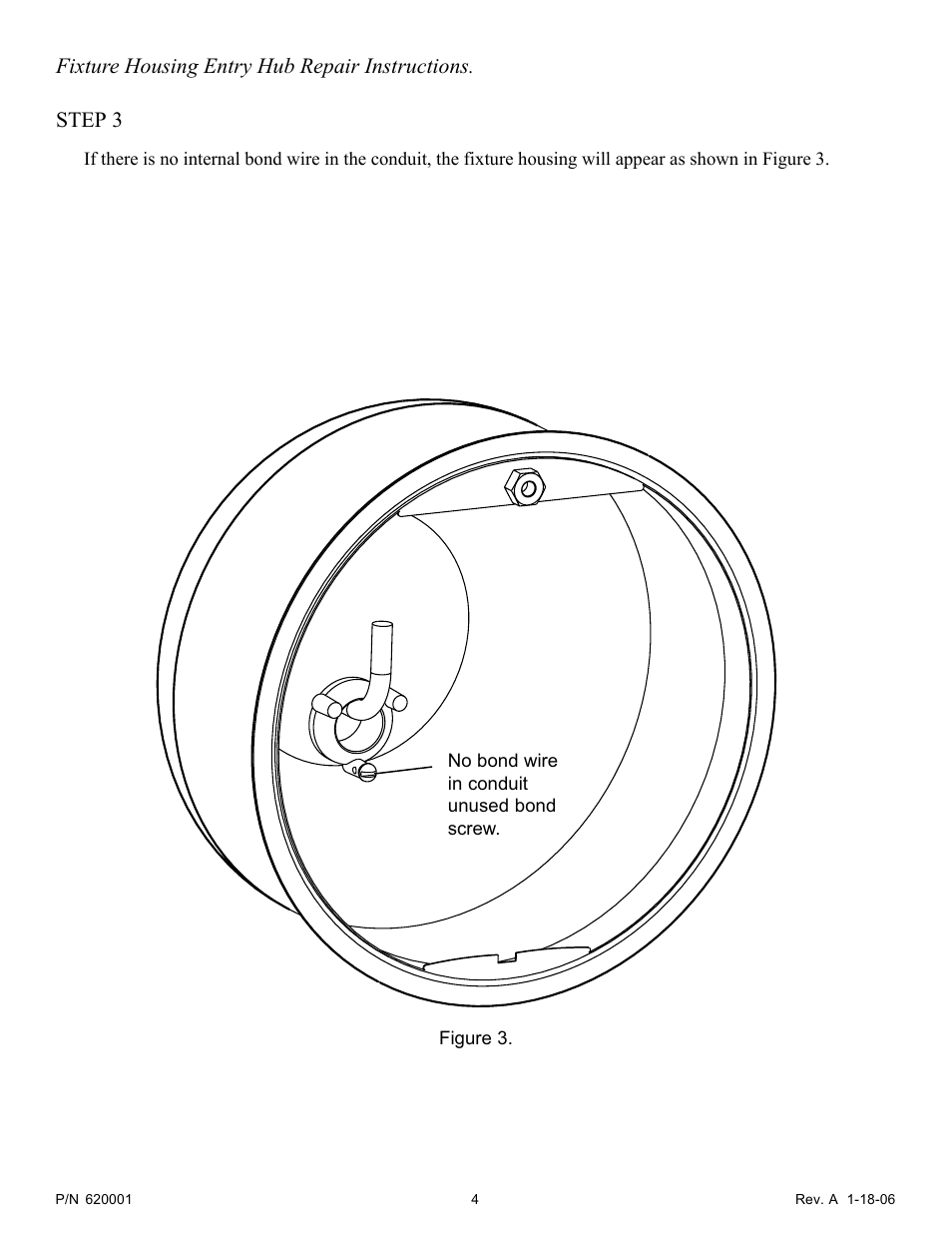 Pentair Hydrel Fixture Housing 620001 User Manual | Page 4 / 16