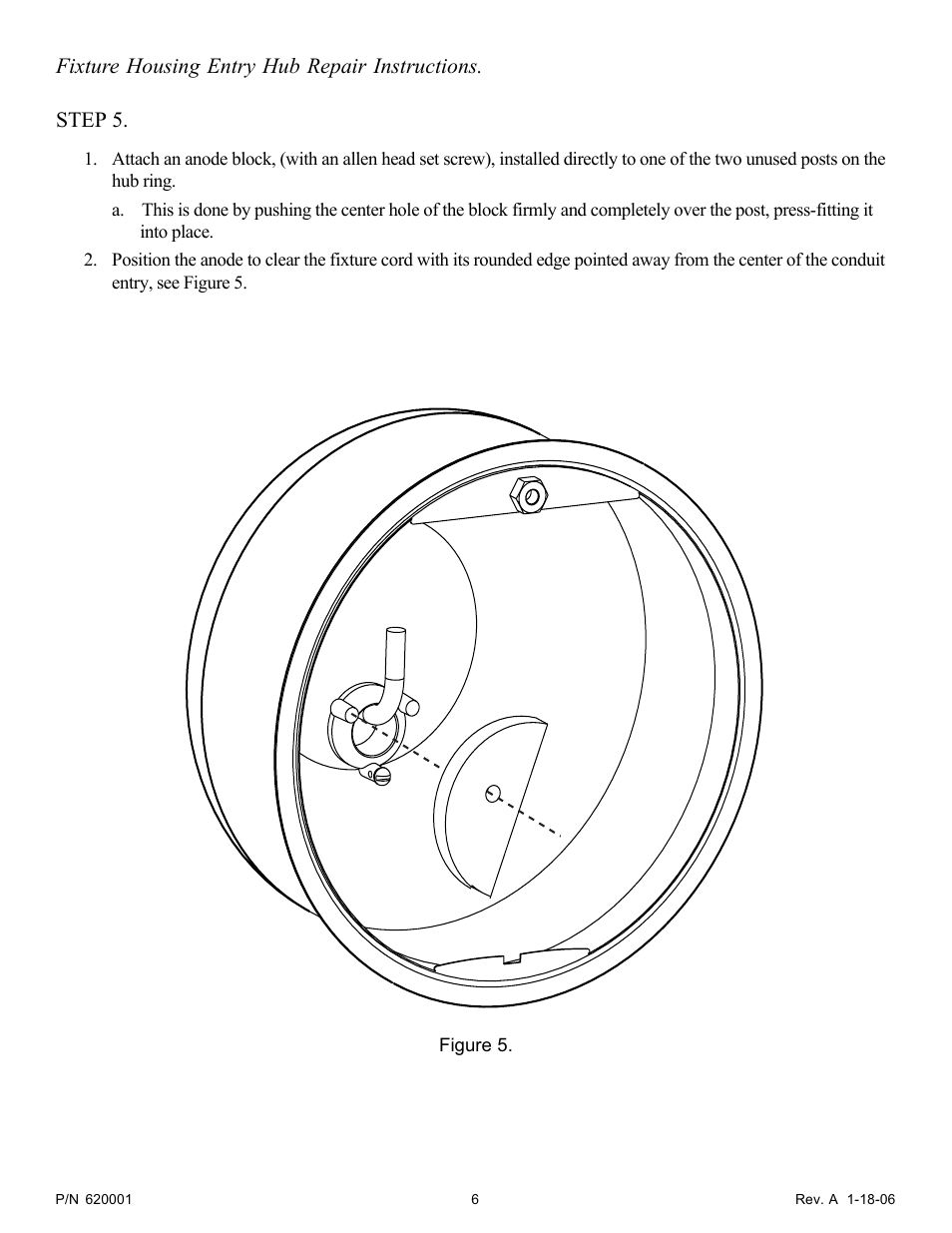 Pentair Hydrel Fixture Housing 620001 User Manual | Page 6 / 16