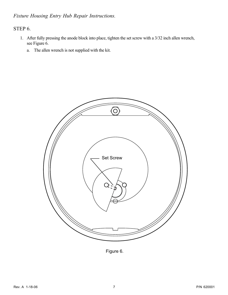 Pentair Hydrel Fixture Housing 620001 User Manual | Page 7 / 16