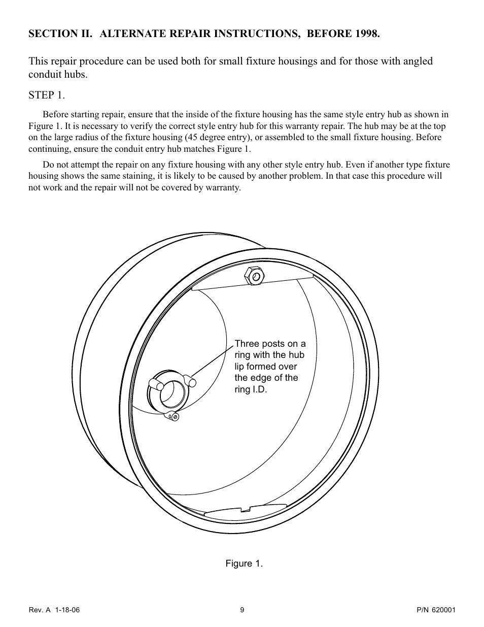 Pentair Hydrel Fixture Housing 620001 User Manual | Page 9 / 16