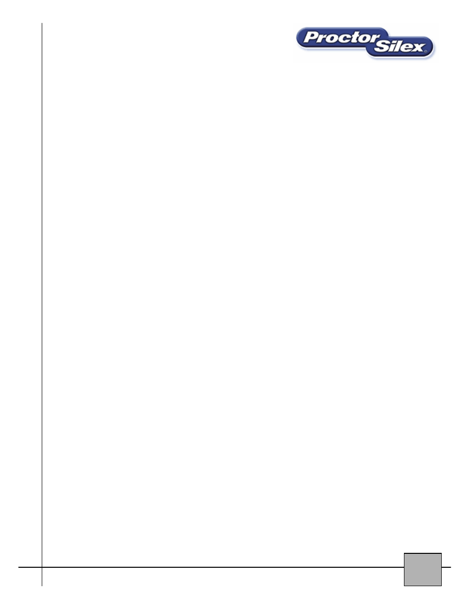 16 care and cleaning | Proctor-Silex E8020NP-SI User Manual | Page 16 / 18