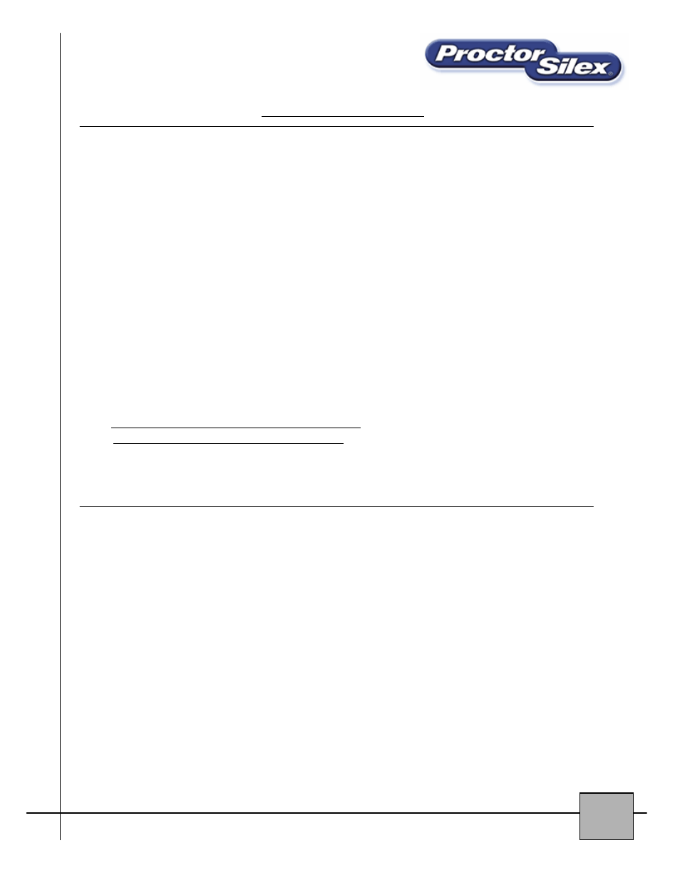 Proctor-Silex 87008 User Manual | Page 17 / 17