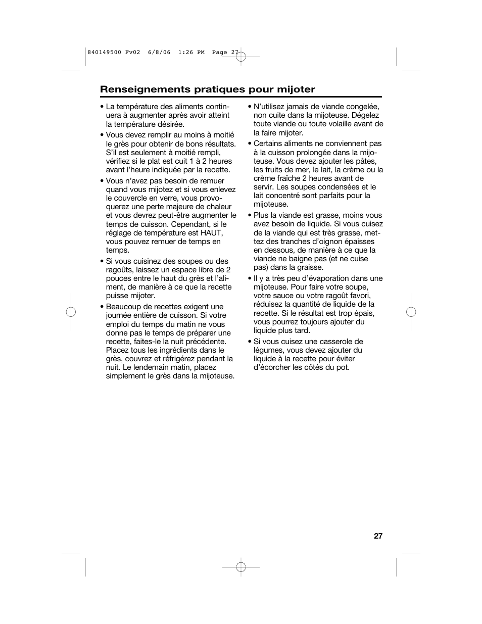 Proctor-Silex 840149500 User Manual | Page 27 / 64