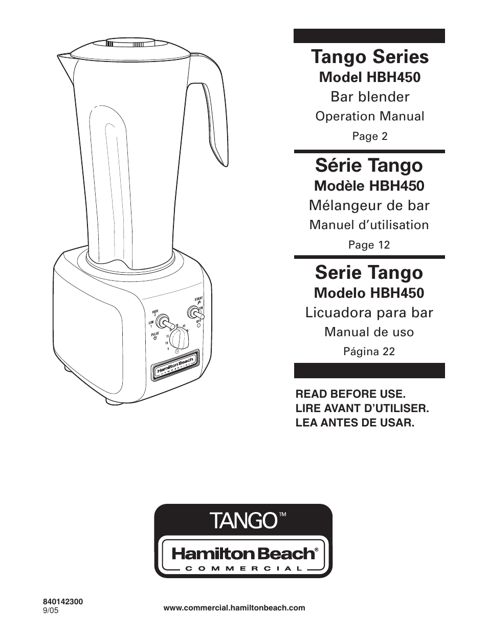 Proctor-Silex HBH450 User Manual | 32 pages