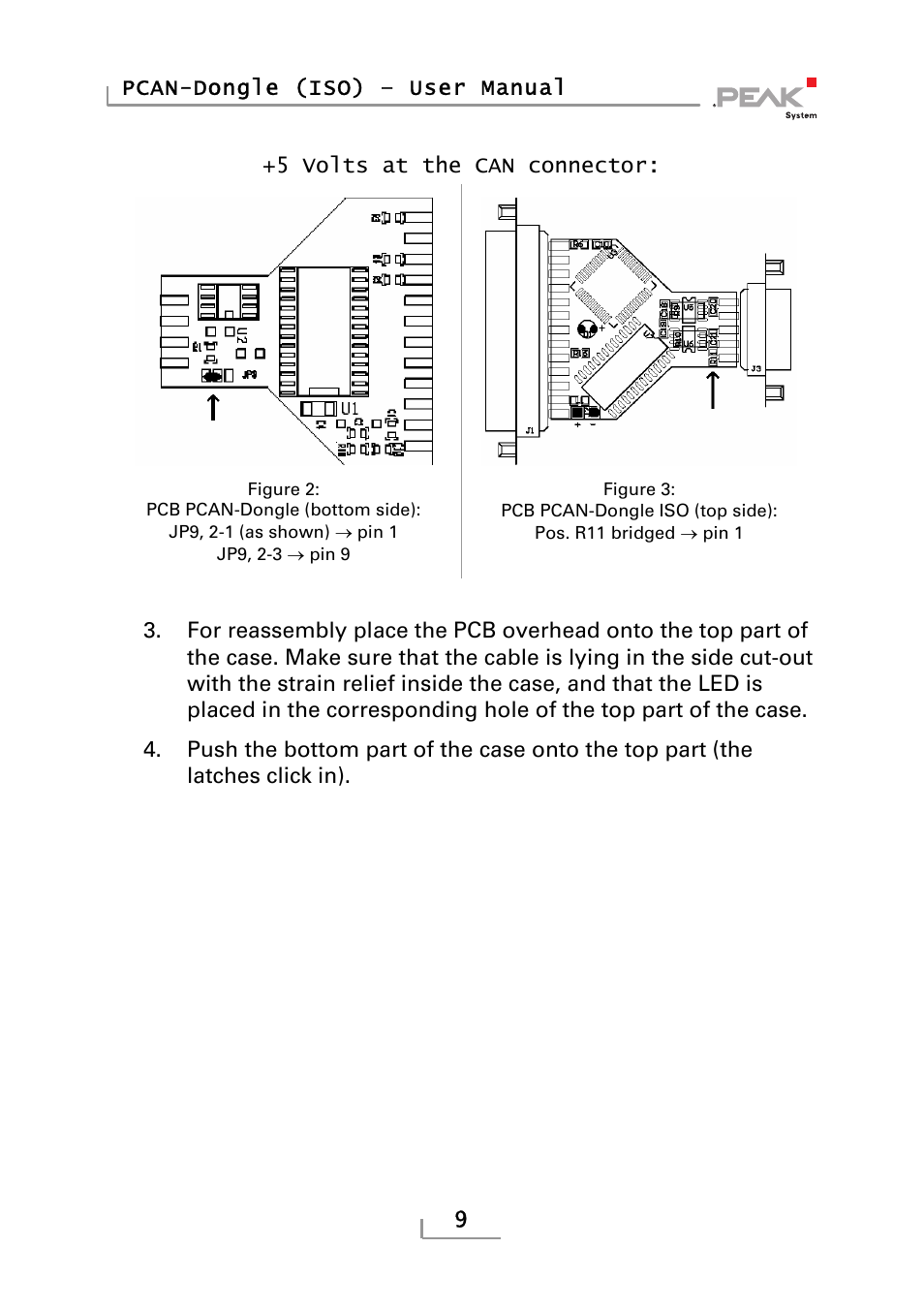 PEAK-System Technik PCAN-DONGLE IPEH-002019 User Manual | Page 9 / 23