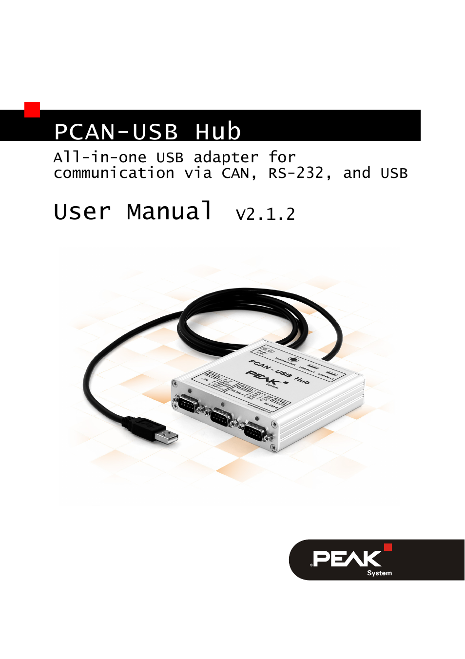 PEAK-System Technik RS-232 User Manual | 35 pages